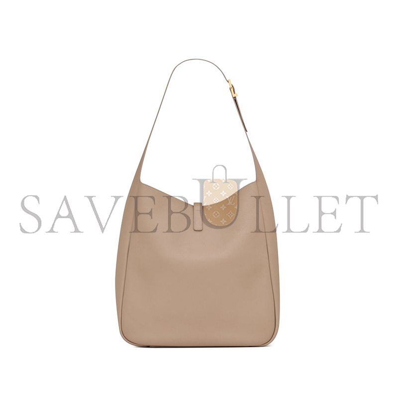 y*l le 5 À 7 S*pple large in grained leather 753837aaauq1722 (30*31*13cm)