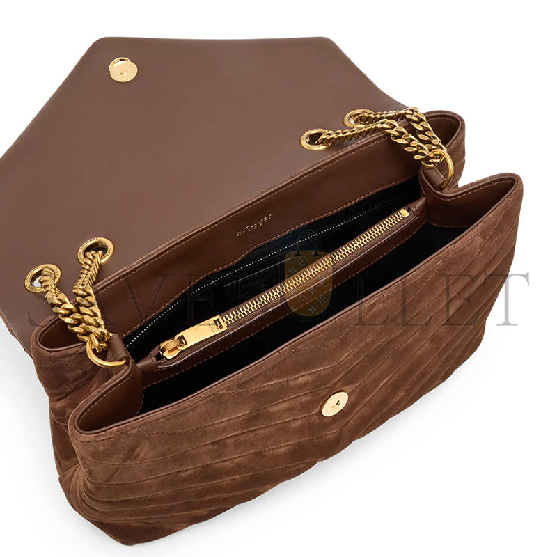 Y*L loulou medium chain bag in suede 487216522436 (32*22*11cm)