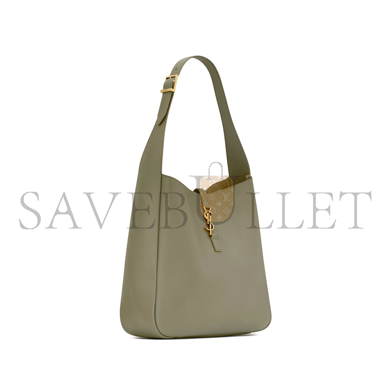 y*l le 5 À 7 S*pple large in grained leather 753837aaauq3798 (30*31*13cm)