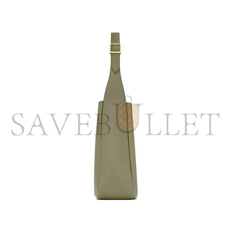 y*l le 5 À 7 S*pple large in grained leather 753837aaauq3798 (30*31*13cm)