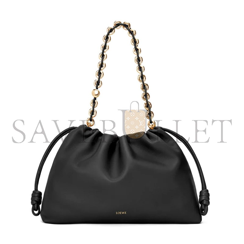 L0ew* large flamenco purse in mellow nappa lambskin a411fpdx01-1100 (41*26*9cm)