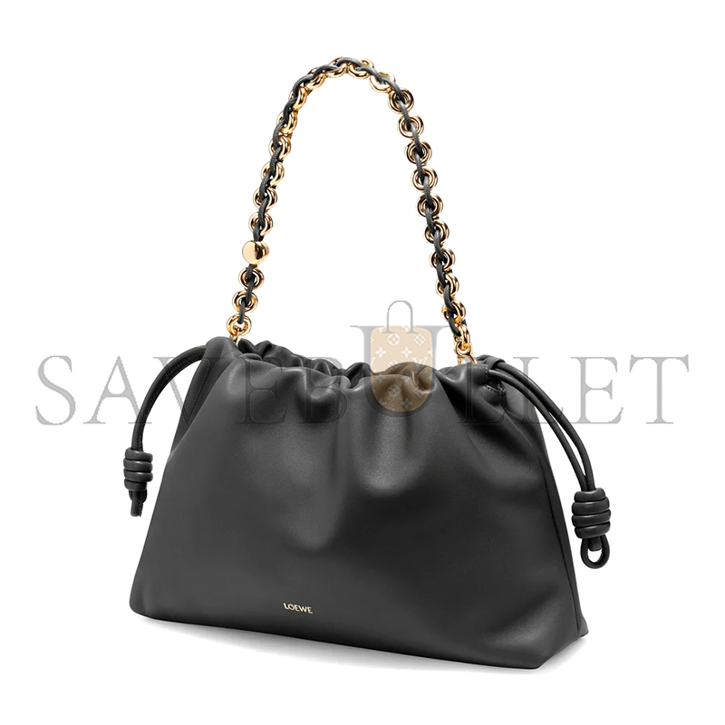 L0ew* large flamenco purse in mellow nappa lambskin a411fpdx01-1100 (41*26*9cm)