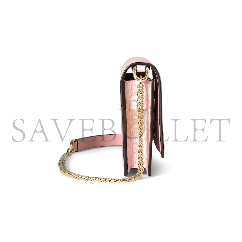G*u*i gg emblem wallet on chain 826720 (20*13*4cm)