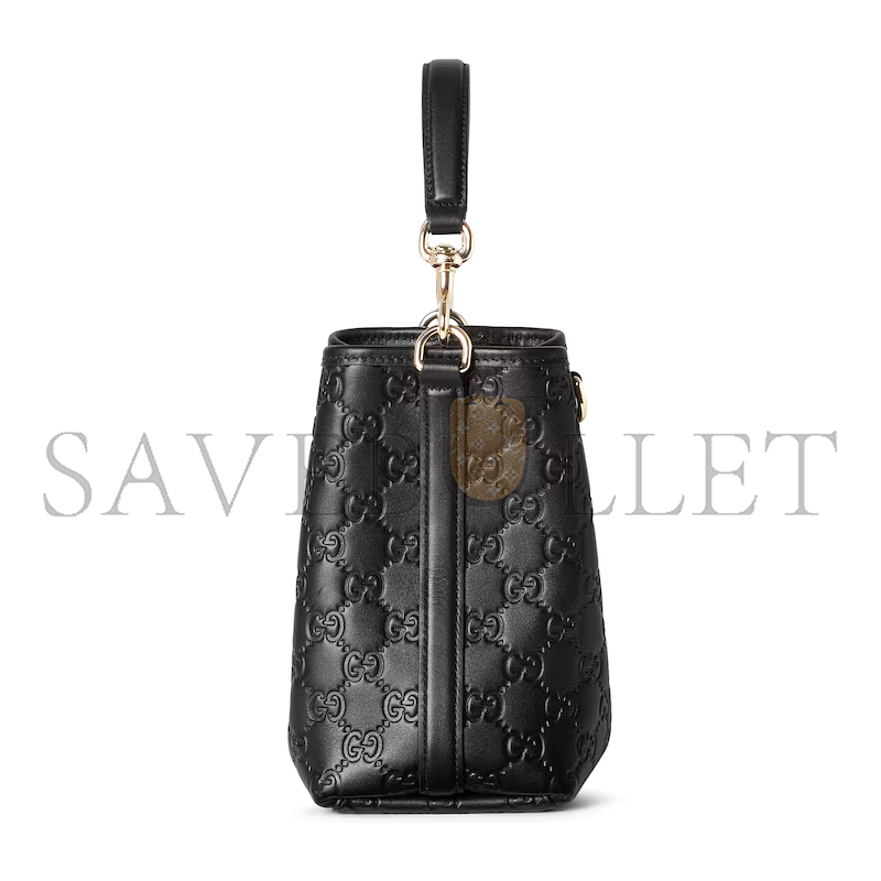 G*u*i gg emblem small bucket bag 815118 (19*18*11cm)
