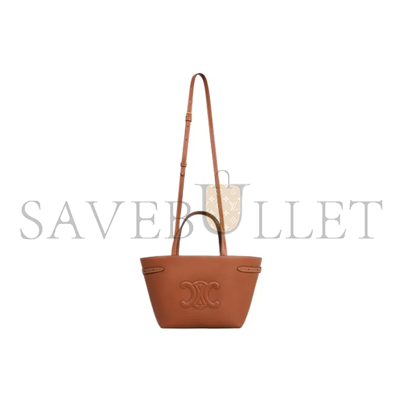 Ce**e mini cabas anais cuir triomphe in grained calfskin 118613eny.04lu (21*20*10cm)