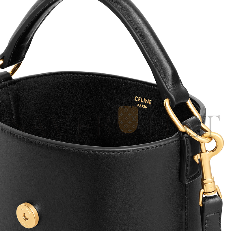 Ce**e mini bucket l0*ise in smooth calfskin 10n473ghj.38no (13.5*16*10cm)