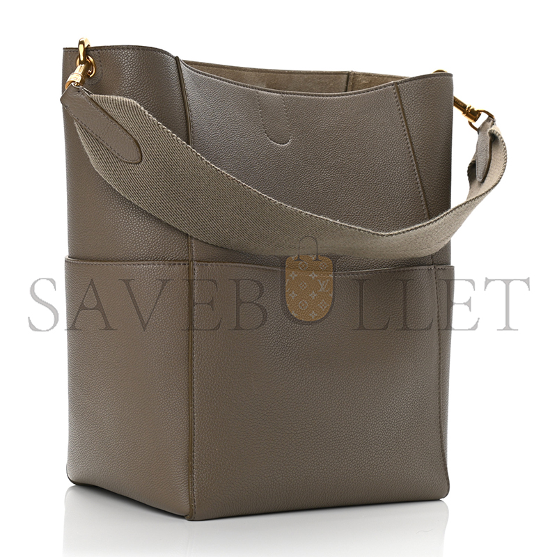 Ce**e bucket bag in sangle seau pebbled calfskin 176593ah4.19ec (33*23*17cm)