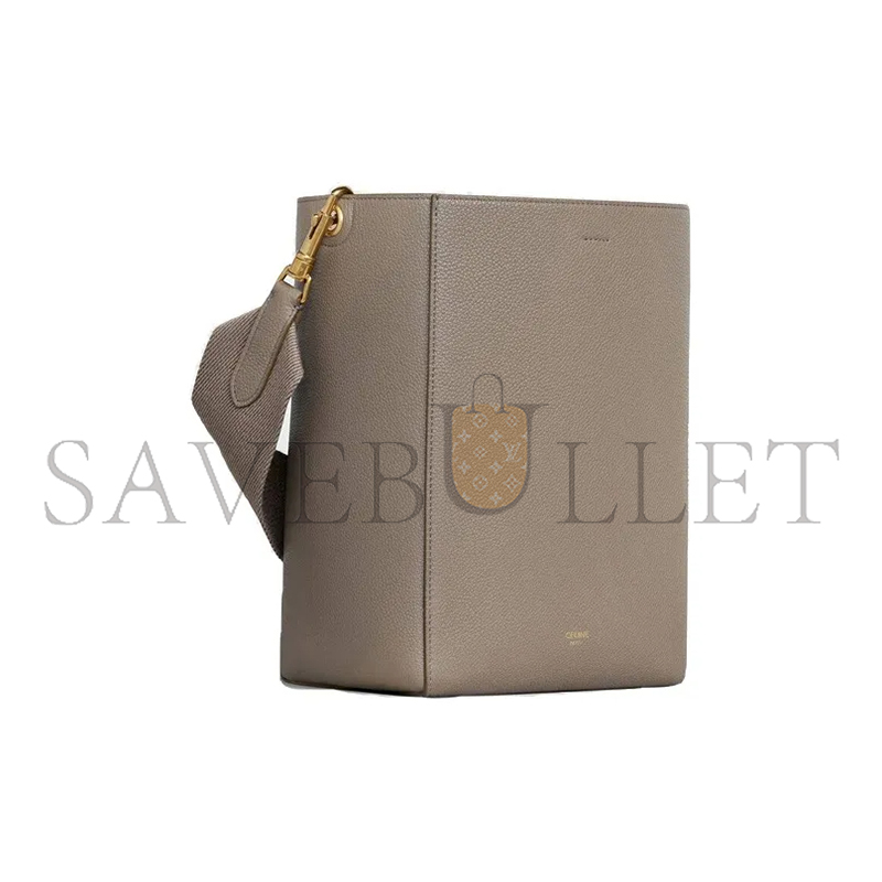 Ce**e small bucket bag in sangle seau pebbled calfskin 189303ah4.18tp (25*18*12cm)