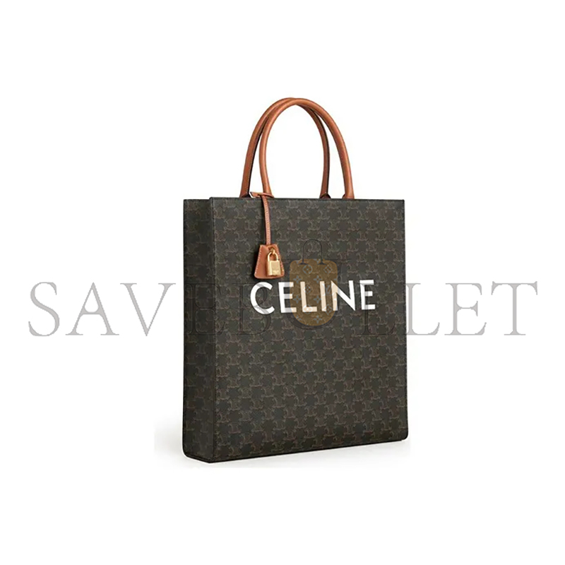Ce**e tote in cabas sulky printed fabric and cowhide leather 190402bzk.04lu (39.5*37*9cm)