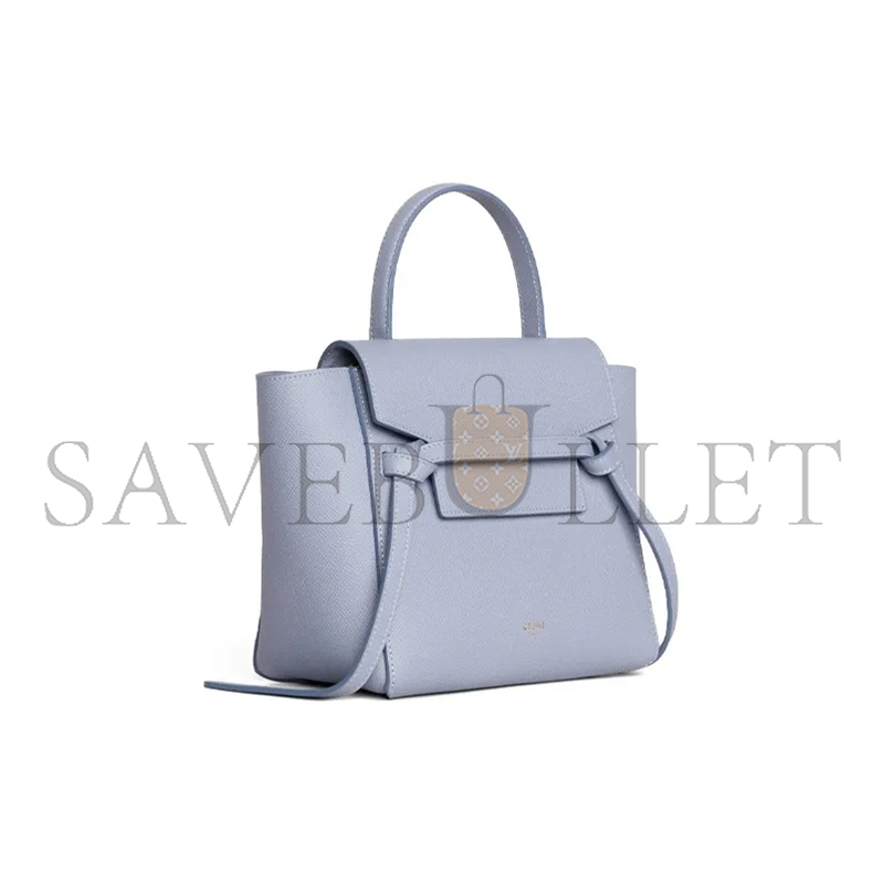 Ce**e belt nano bag in grained calfskin 189003zva.07au (20*20*10cm)