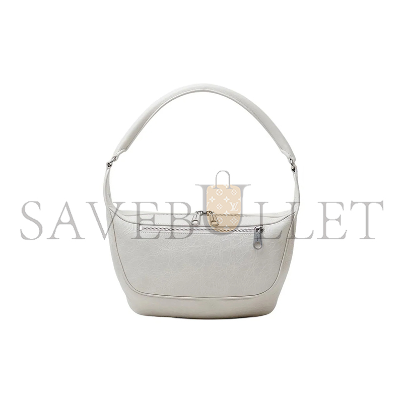 Ba*len*cia*ga raver handbag medium in white 7411272aacq9914 (29*17.8*10.9cm)