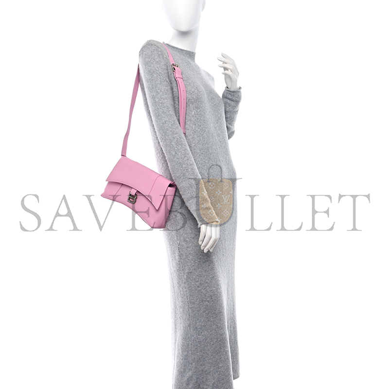 Ba*len*cia*ga small down town shoulder bag in pink 6164461sxhy1000 (25.4*16*8.4cm)