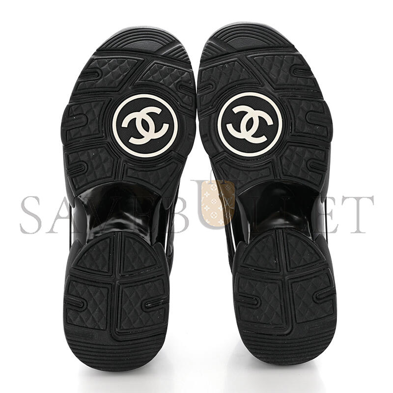 Ch*el fabric calfskin suede cc sneakers 1211339