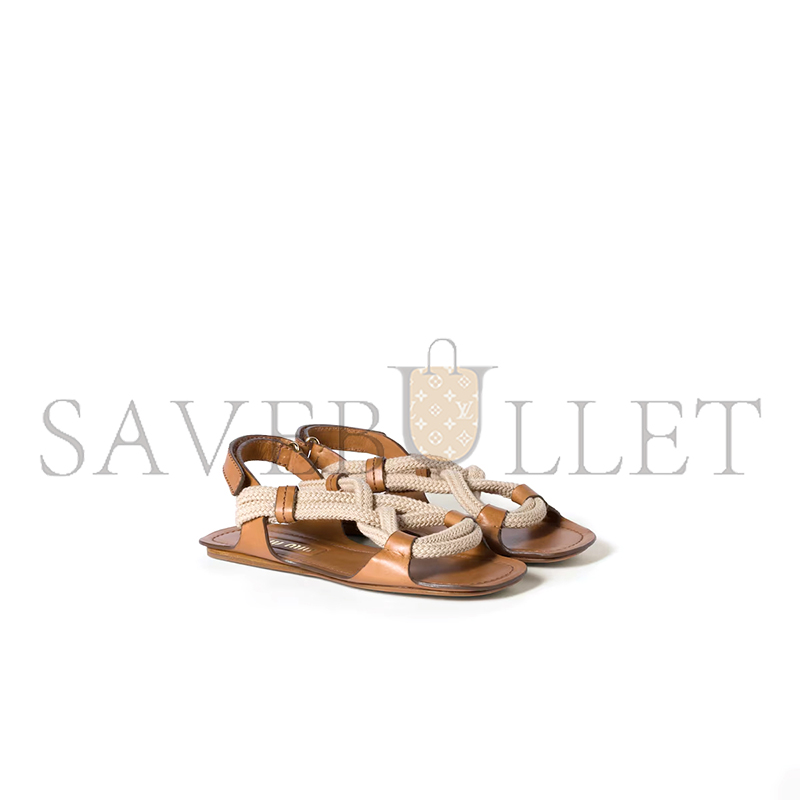 MIU MIU FLAT CORD SANDALS 5X415E