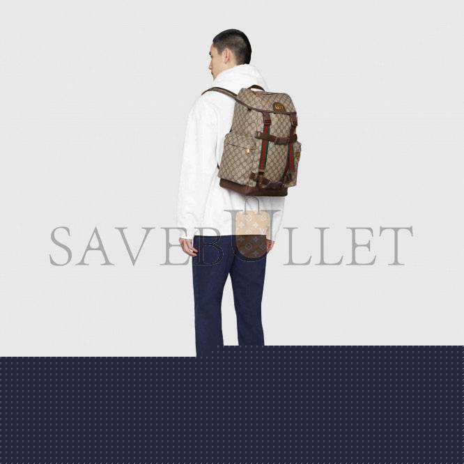 G*u*i gg skateboard backpack with web 690999 (42*34*16cm)