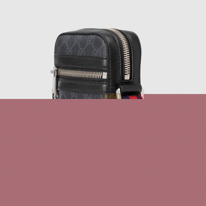 G*u*i gg black messenger 682357  (7*5.7*2.4cm)