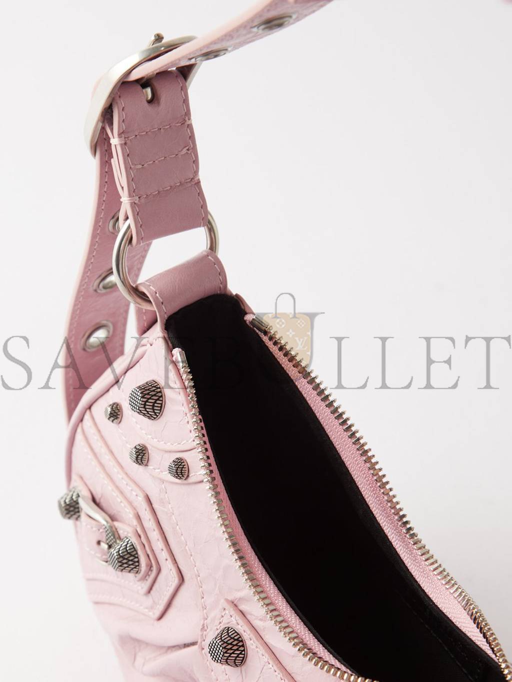 Ba*len*cia*ga pink le cagole xs leather shoulder bag matchesfashion us (26*13*5cm)