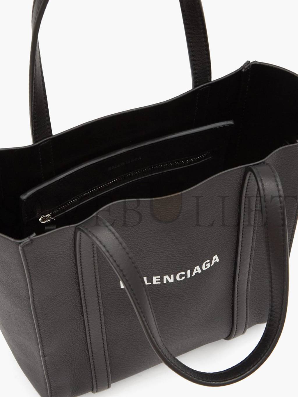 Ba*len*cia*ga black everyday leather tote bag matchesfashion us (24.1*21.5*7.6cm)