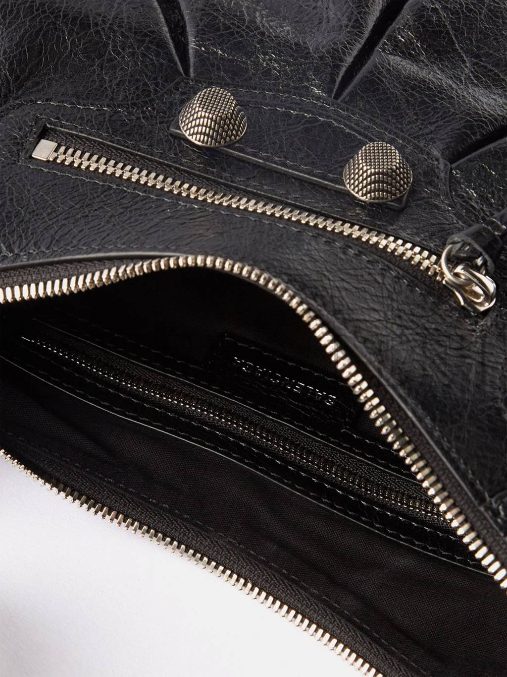 Ba*len*cia*ga black cagole s leather shoulder bag matchesfashion us (33*14.7*7.8cm)