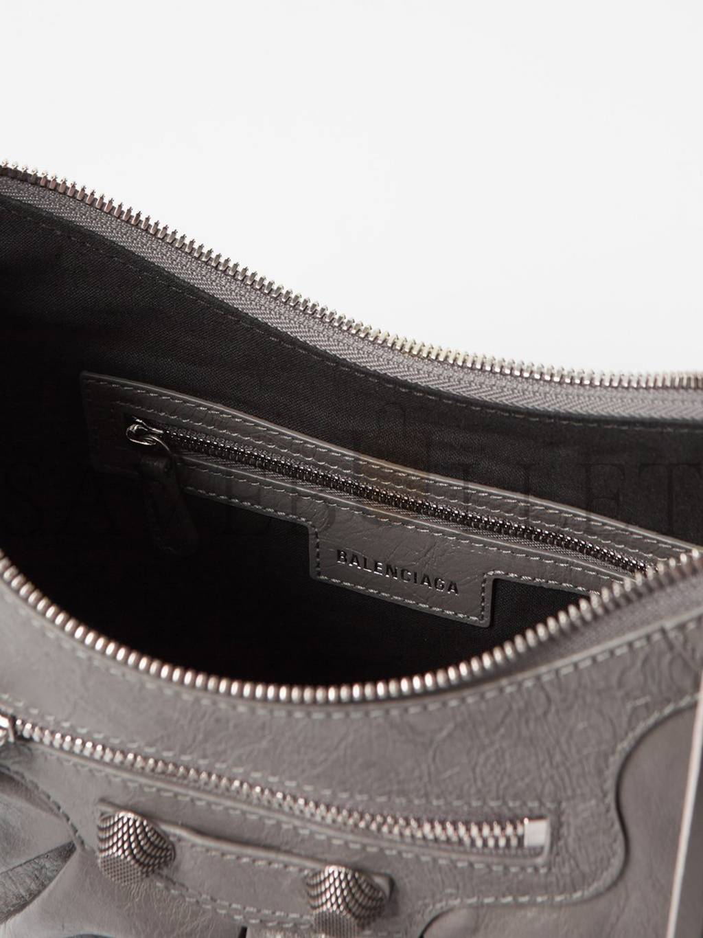 Ba*len*cia*ga grey cagole s leather shoulder bag matchesfashion us (33*14.7*7.8cm)