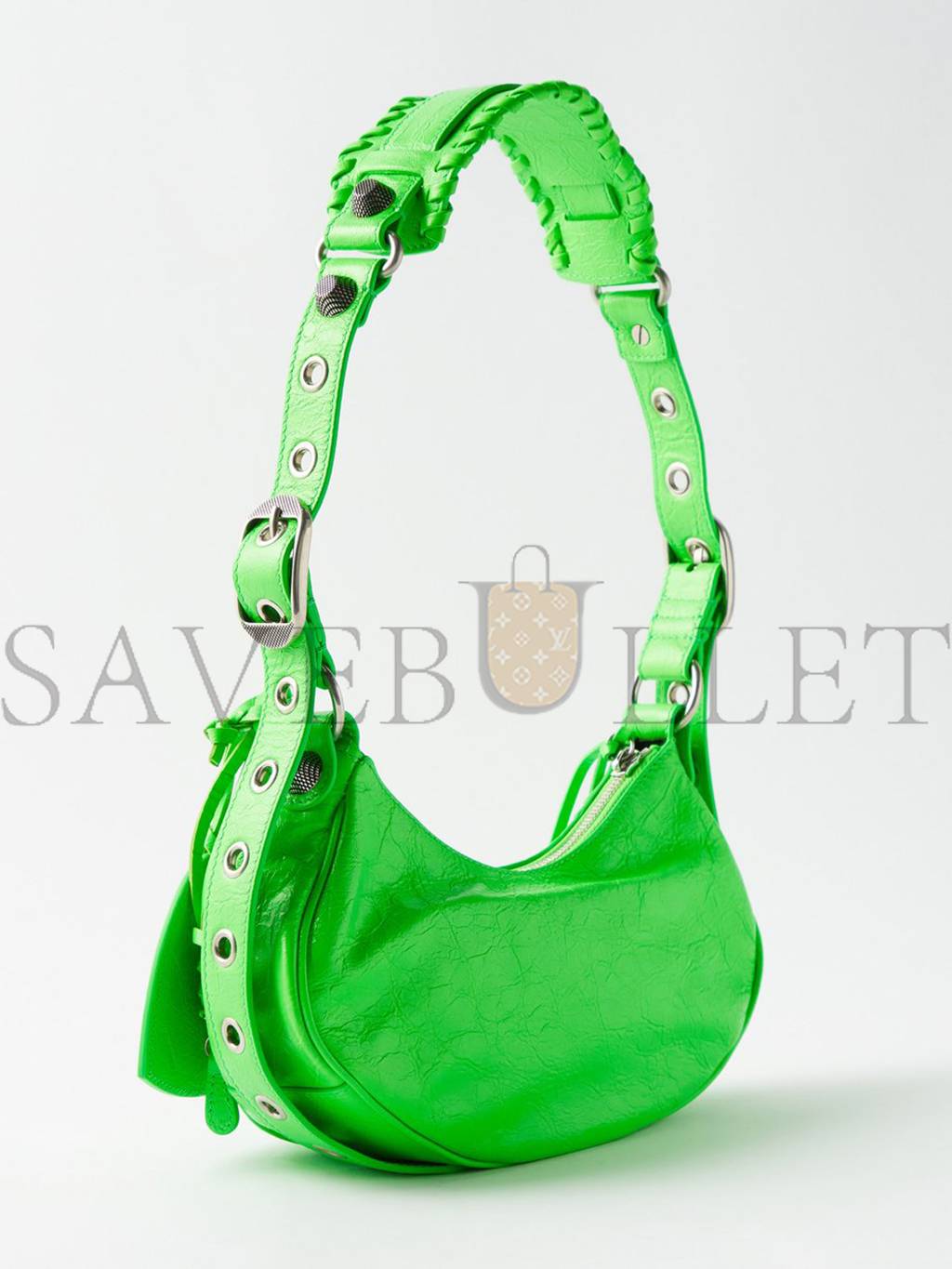 Ba*len*cia*ga green le cagole xs leather shoulder bag matchesfashion us (25.6*11.4*7.3cm)