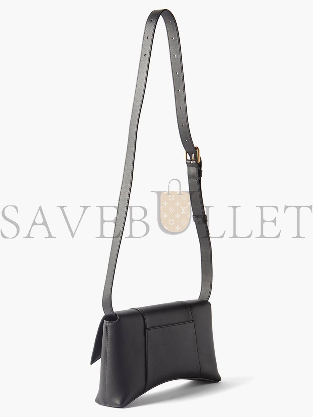 Ba*len*cia*ga black downtown xs leather shoulder bag matchesfashion us (26*14*6.5cm)