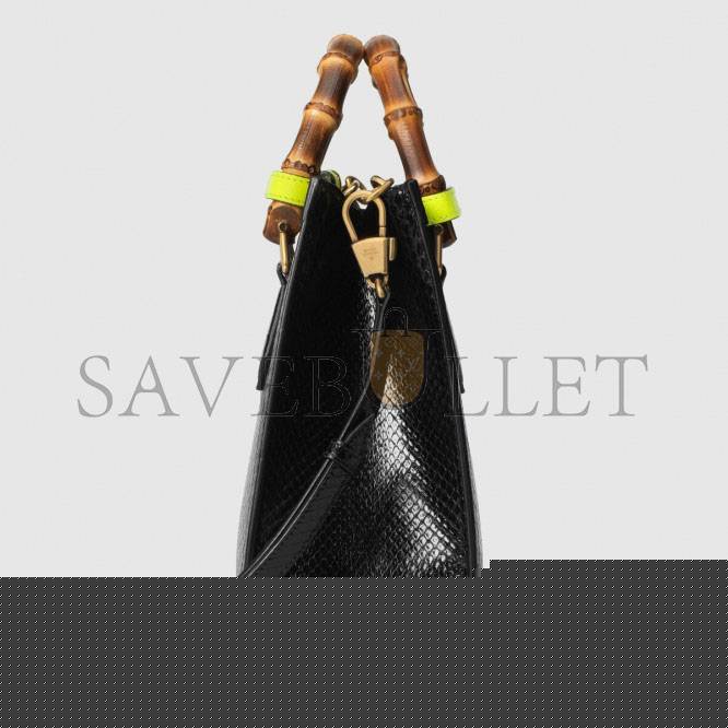 G*u*i diana small python tote bag‎660195  （27*24*11cm）