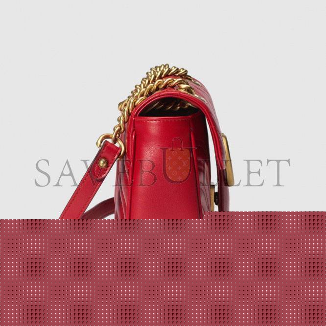 G*u*i gg marmont matelassÉ mini bag 446744 (23*14*6cm)