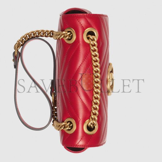 G*u*i gg marmont matelassÉ mini bag 446744 (23*14*6cm)