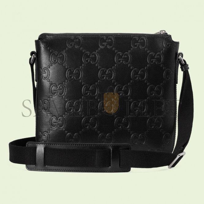 G*u*i gg embossed small messenger bag 406410 (26*23*3cm)