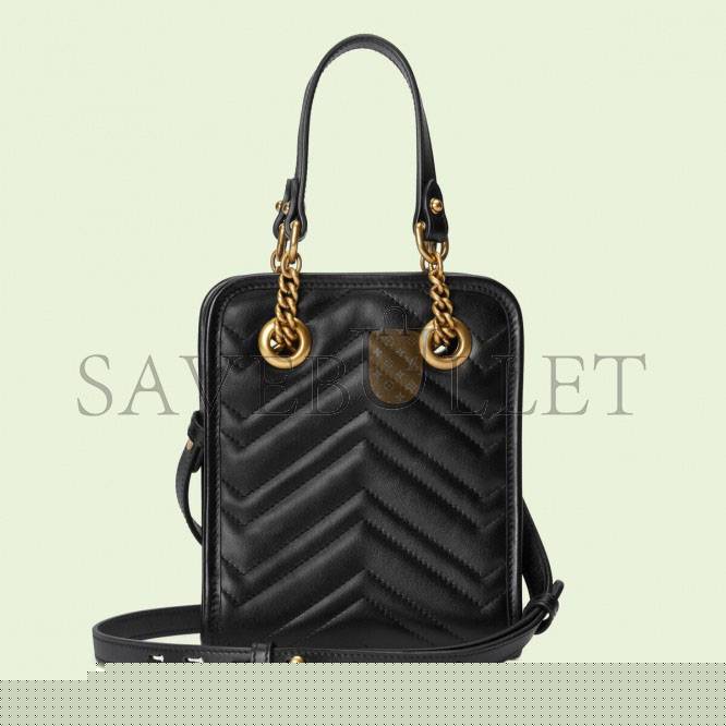 G*u*i gg marmont matelassÉ mini bag 696123 dtdht 1000 (19*16*7cm)