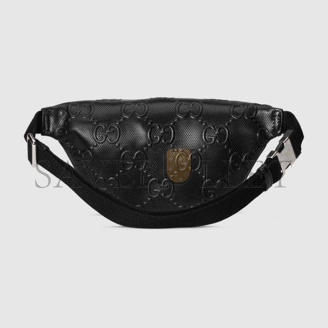 G*u*i gg embossed belt bag 658582 (23*13*5cm)