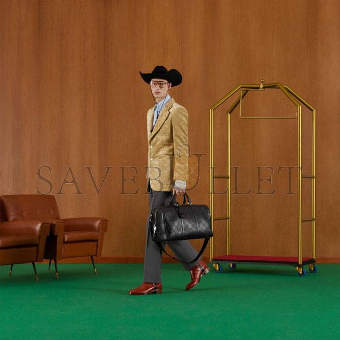 G*u*i gg embossed duffle bag 625768 (44.5*28*24.5cm)