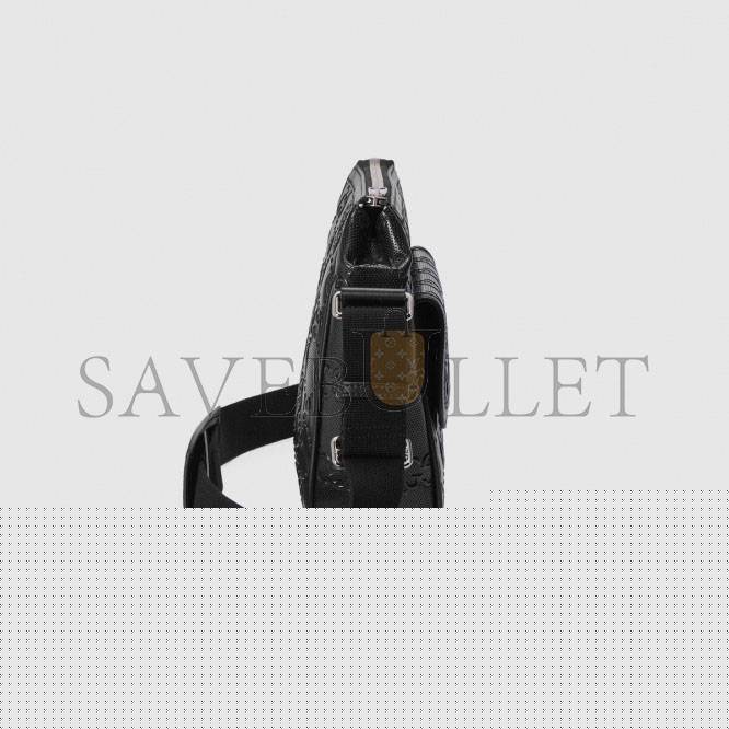 G*u*i gg embossed messenger bag 658565 (29*22*9.5cm)