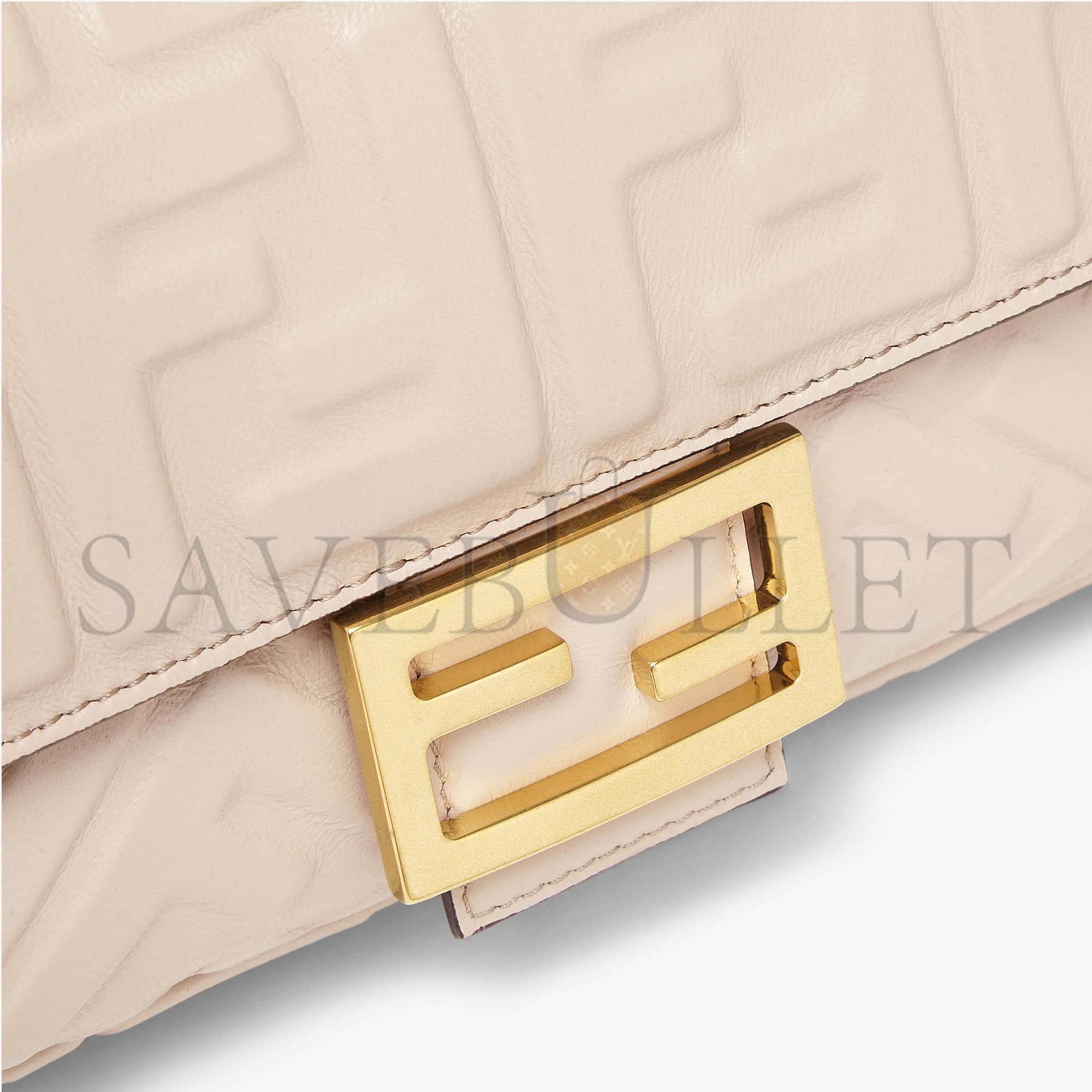 F**di baguette - beige nappa leather bag 8br600a72vf19t5 (27*15*6cm)