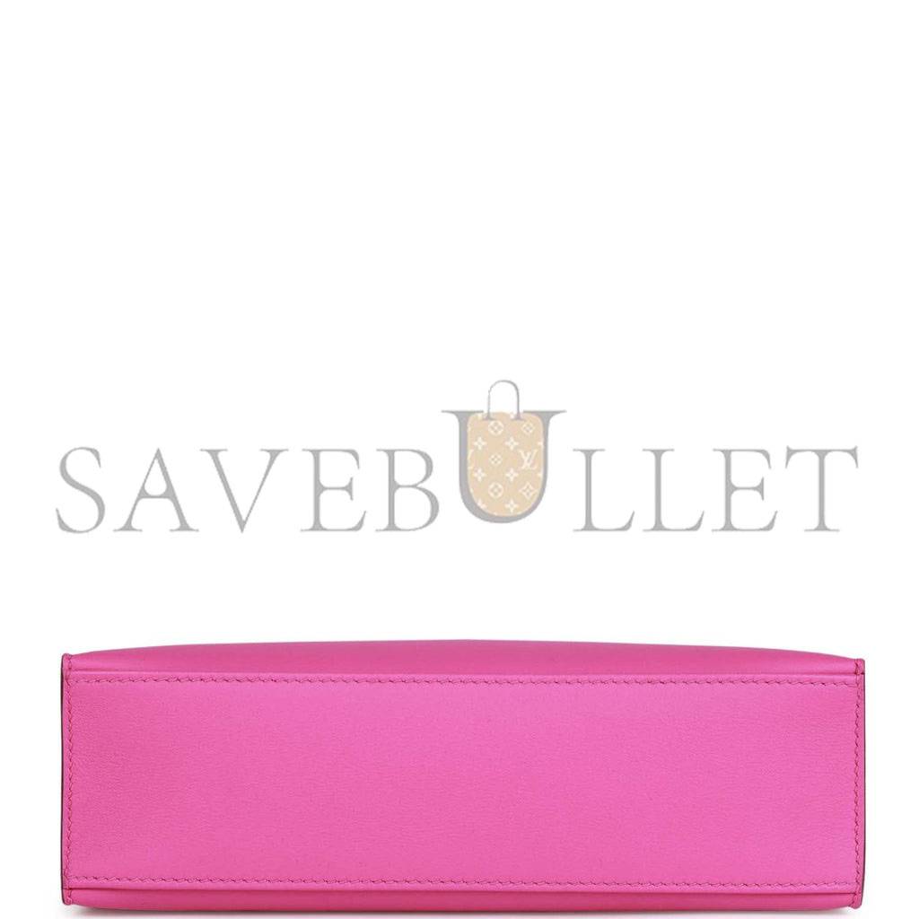 H**mes mini kelly pochette magnolia swift palladium hardware (22*14*7cm)