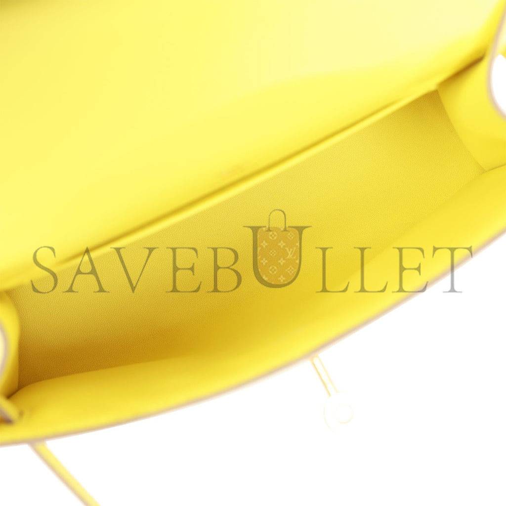 H**mes kelly pochette soufre epsom gold hardware (22*12*13cm)