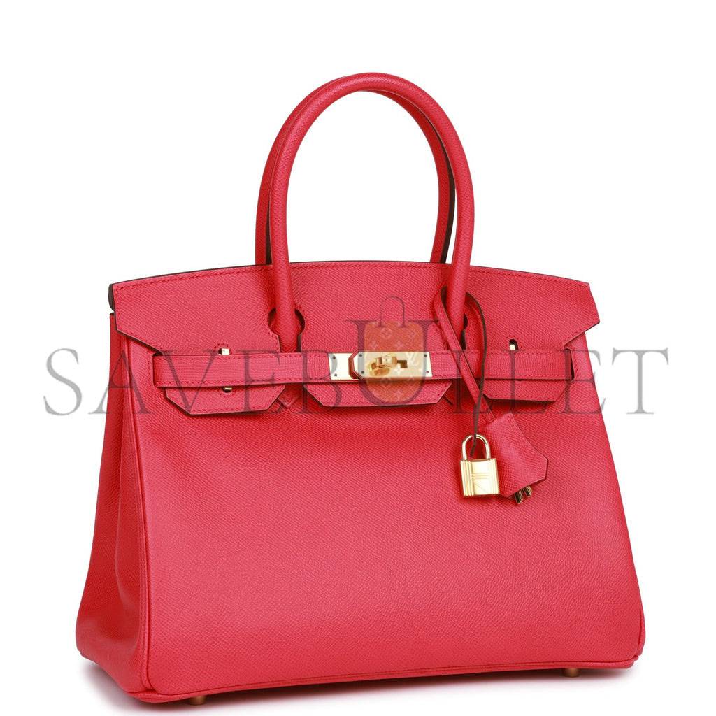 H**mes birkin 30 rose extreme epsom gold hardware (30cm)