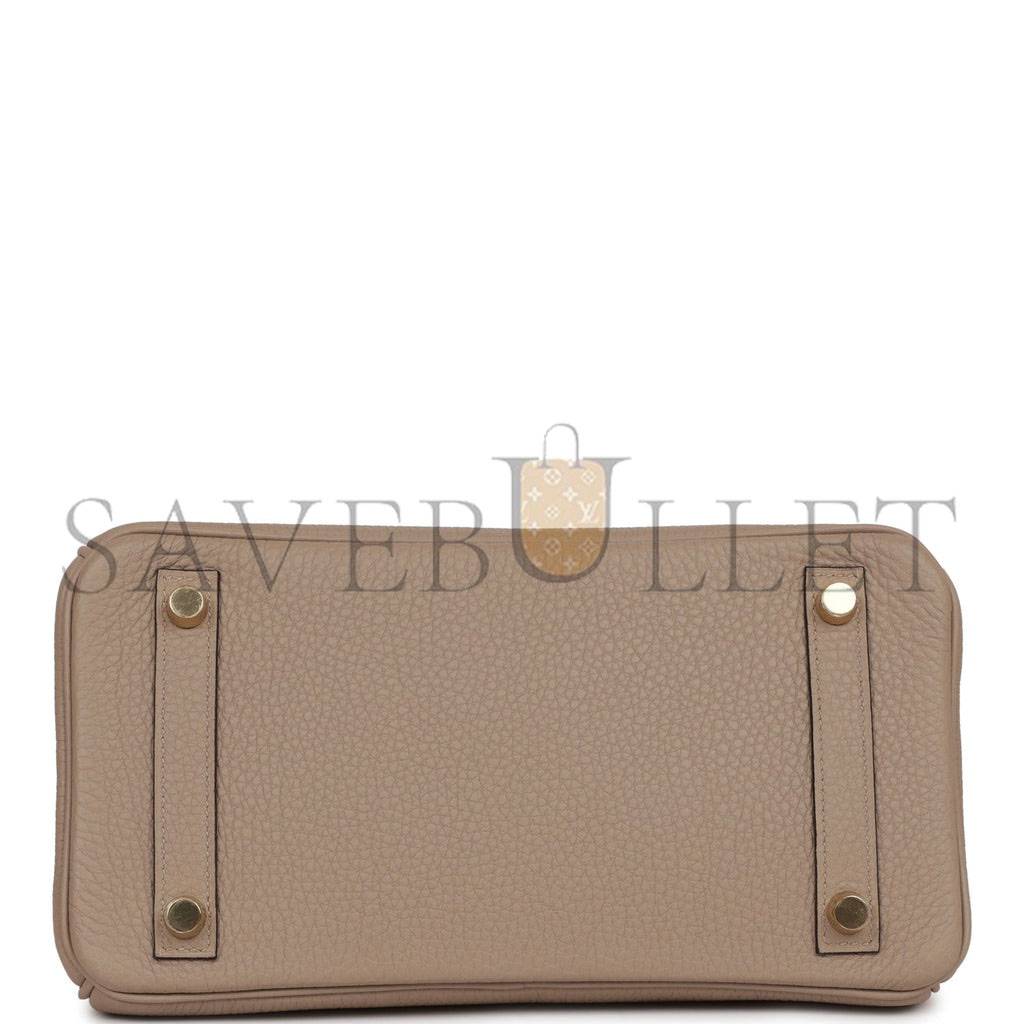 H**mes birkin 25 gris tourterelle togo gold hardware handmade (25cm)