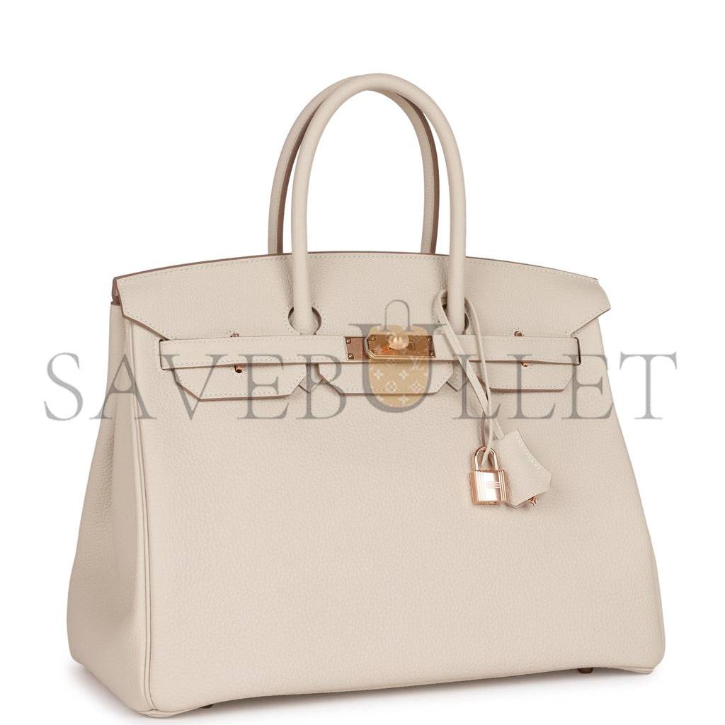 H**mes birkin 35 craie togo rose gold hardware 39892639252574 (35cm)