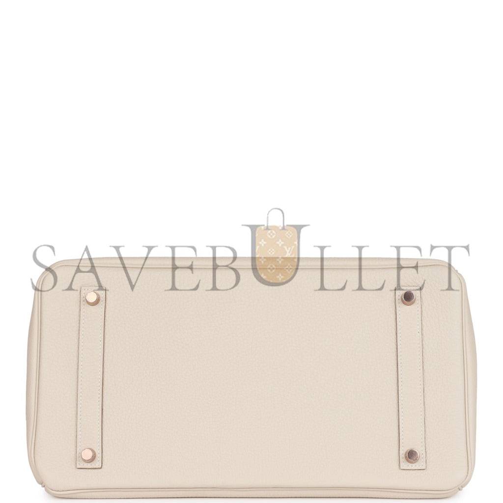 H**mes birkin 35 craie togo rose gold hardware 39892639252574 (35cm)