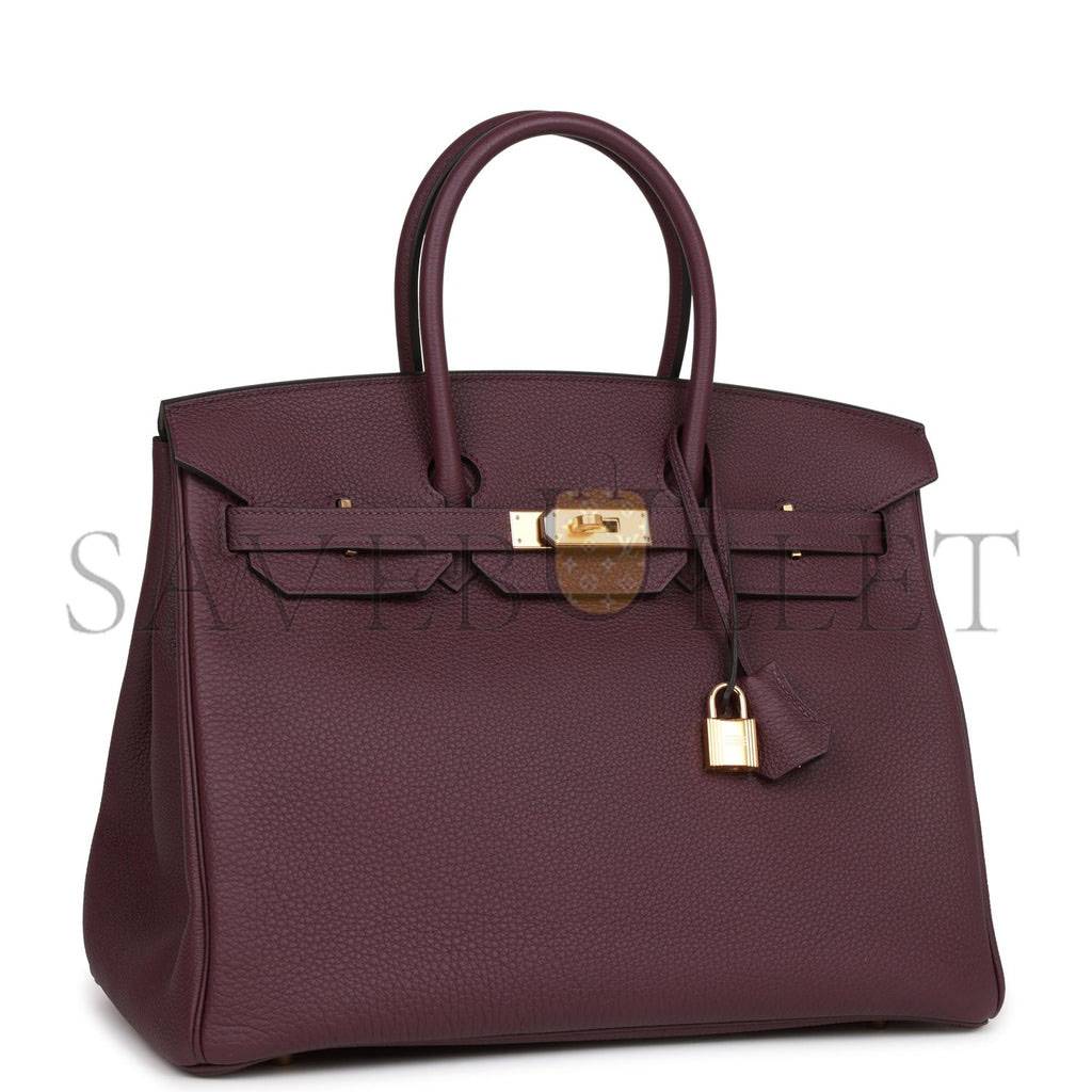 H**mes birkin 35 cassis togo gold hardware 39806150312030 (35cm)
