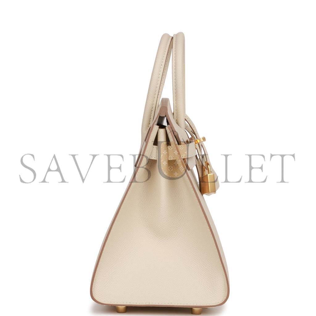 H**mes birkin sellier 25 craie epsom gold hardware handmade (25cm)