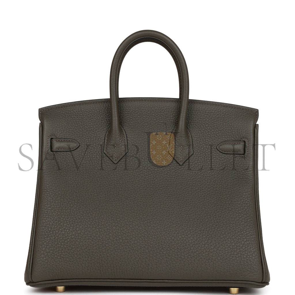 H**mes master birkin 25 vert de gris togo gold hardware handmade (25cm)
