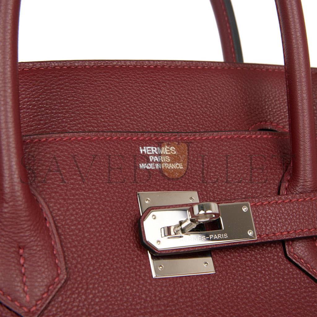 H**mes birkin 40 rouge h togo palladium hardware (40cm)