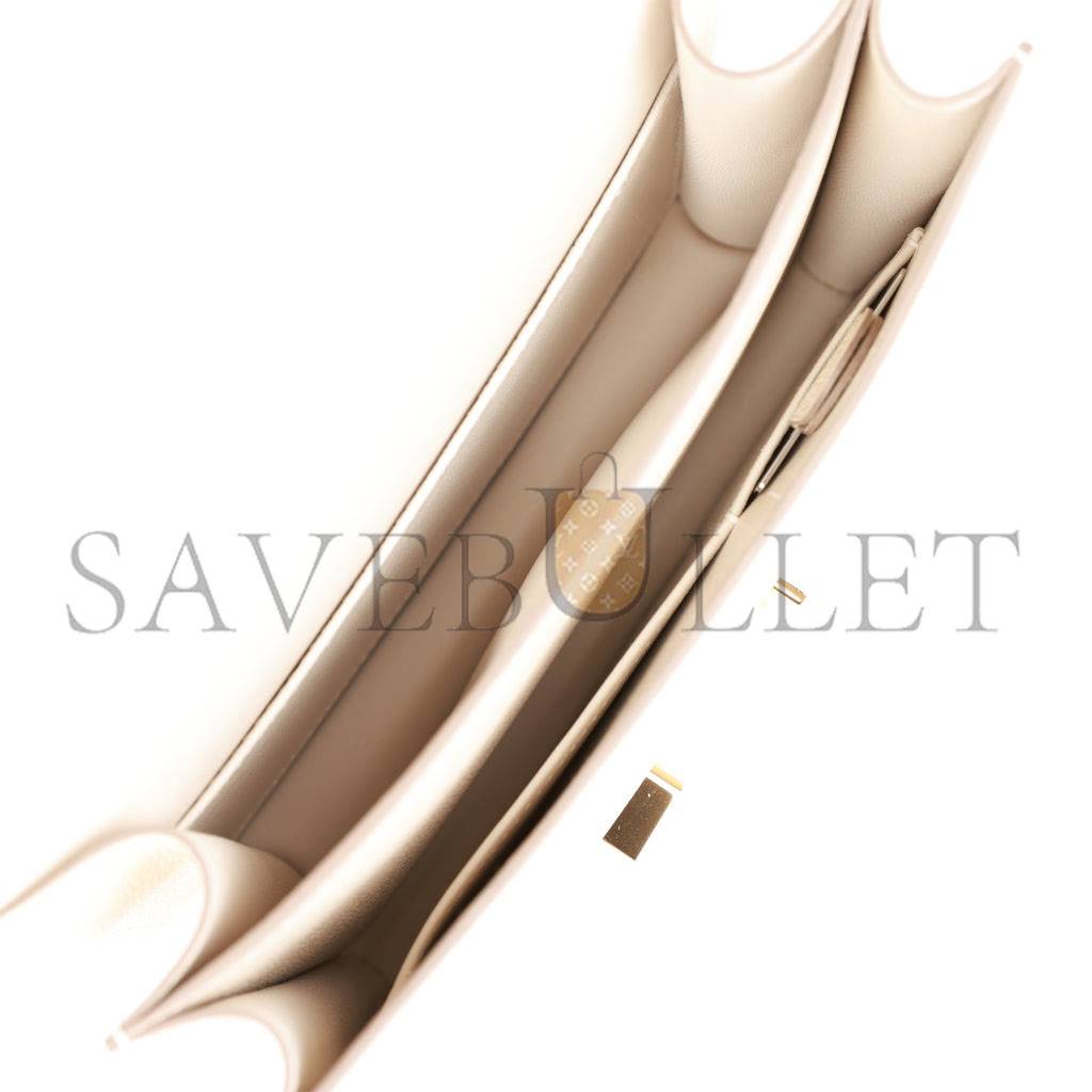 H**mes constance 18 craie epsom gold hardware (18cm)