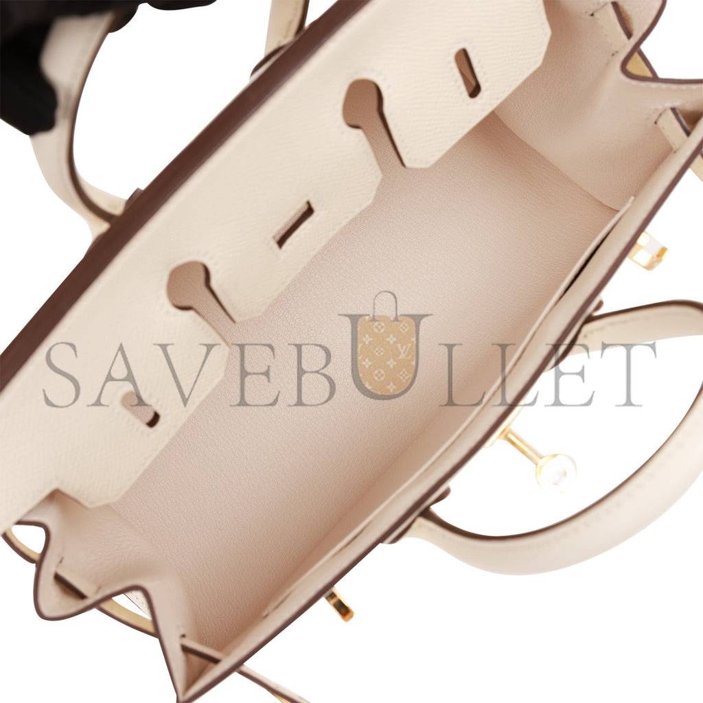 H**mes birkin sellier 25 nata epsom gold hardware handmade (25cm)