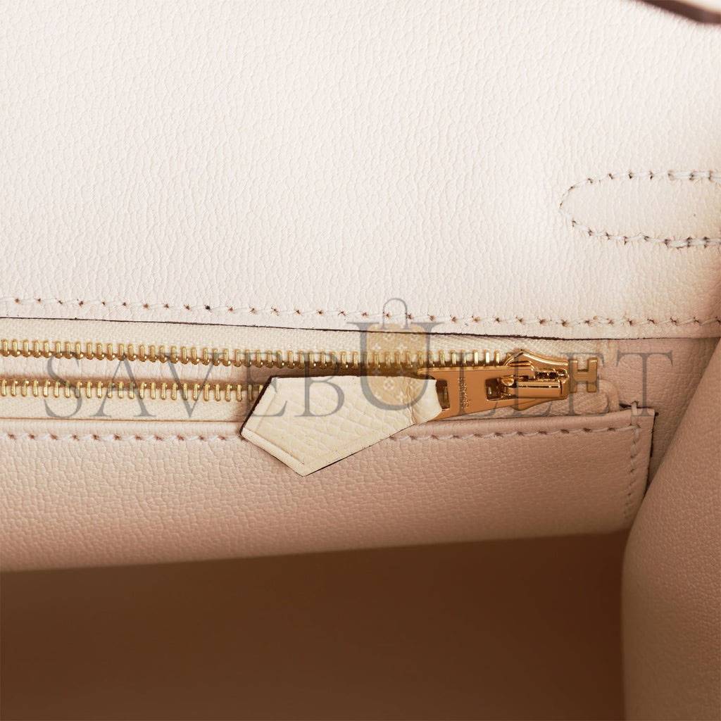 H**mes birkin sellier 25 nata epsom gold hardware handmade (25cm)