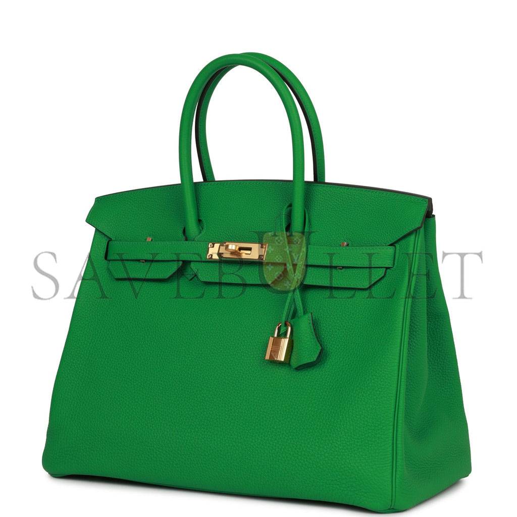 H**mes birkin 35 bamboo togo gold hardware 39793218060382 (35cm)