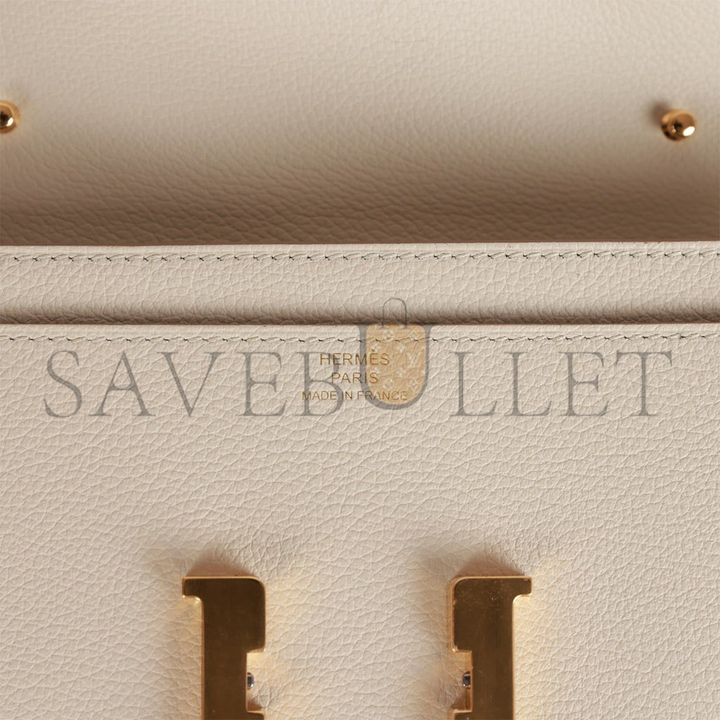 H**mes constance wallet to go beton evercolor gold hardware (22*11cm)